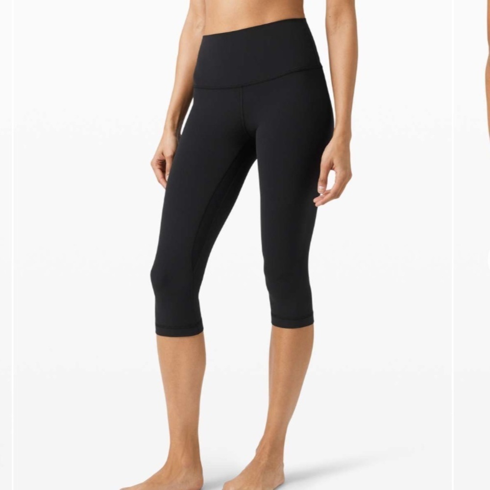 LULULEMON- align High Rise Crop 17"-navy